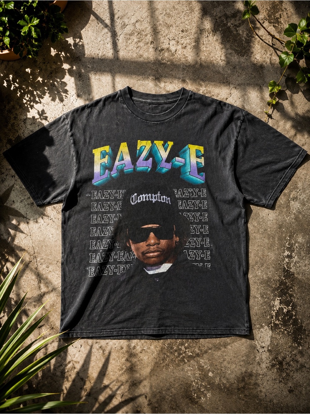 Vintage Eazy-E Compton Graphic T-Shirt – Men’s Large